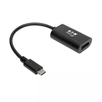 Tripp Eaton Tripp Lite Series USB-C į DisplayPort vaizdo adapteris 4K 60Hz, juodas, 15 cm