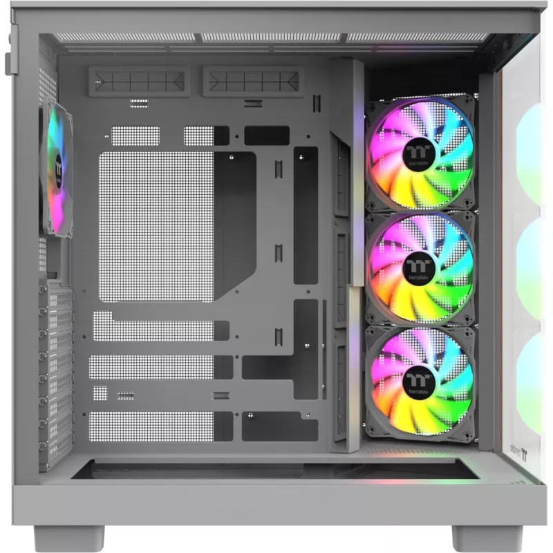 Korpusas Thermaltake View 380 XL WS ARGB Snow White – Midi bokštas, ATX palaikymas, langas