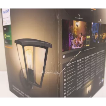 Philips Inara lauko sieninis šviestuvas | E27 LED 7W 550lm šilta balta IP44 CRI80