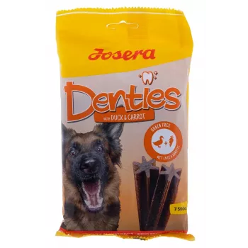 JOSERA Denties šunų skanėstas su antis ir morkomis 180g