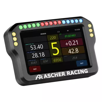 Vairo prietaisų skydelis Ascher Racing 4 colių modelis 76080028 sim racing įrangai