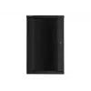 Lanberg sieninis montavimo stovo spintos korpusas 19'' 22U 600x600mm juodas (stiklinės durys)