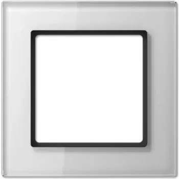Sieninė plokštė / jungiklio dangtelis Jung AC 581 GL WW, stiklas, permatomas, 84×87 mm