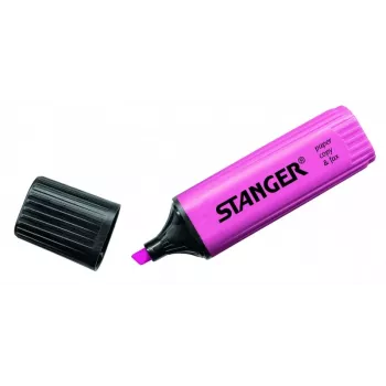 STANGER highlighter, 1-5 mm, pink, Box 10 pcs. ž180004000