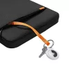 Dėklas nešiojamam kompiuteriui Tomtoc A13C2D1, skirtas MacBook – juodas, lengvas, patvarus apsauginis dėklas