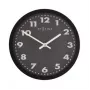 NeXtime klok 2906ma Mercure sieninis laikrodis, Ø 25 cm, juodas