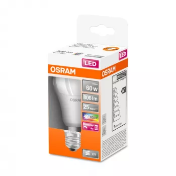 OSRAM LED Star+ Classic A RGBW FR 60 dimmable 9W/827 E27 lemputė su nuotolinio valdymo pulteliu | 9 W | RGBW