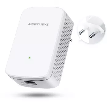 Mercusys ME10 V1 WiFi signalo stiprintuvas, montuojamas į sieną
