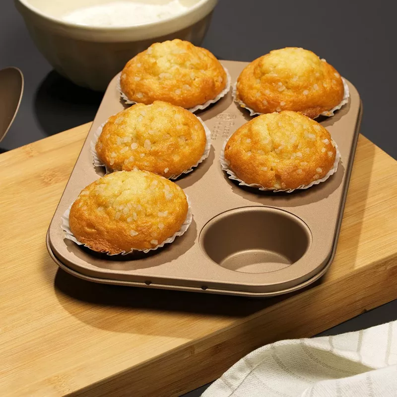 Muffinų kepimo aparatas Russell Hobbs RH02151GEU7 Auksinis, nelipni danga
