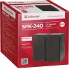 DEFENDER SPK-240 laidiniai staliniai garsiakalbiai, 2.0, 6 W RMS, USB maitinimas, 3,5 mm, juodi
