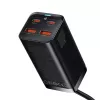 Baseus GaN3 Pro CCGP000101 stalinis kroviklis 100 W, 2x USB-C + 2x USB-A, PD 3.0, QC 4.0+, 1,5 m laidas, juodas