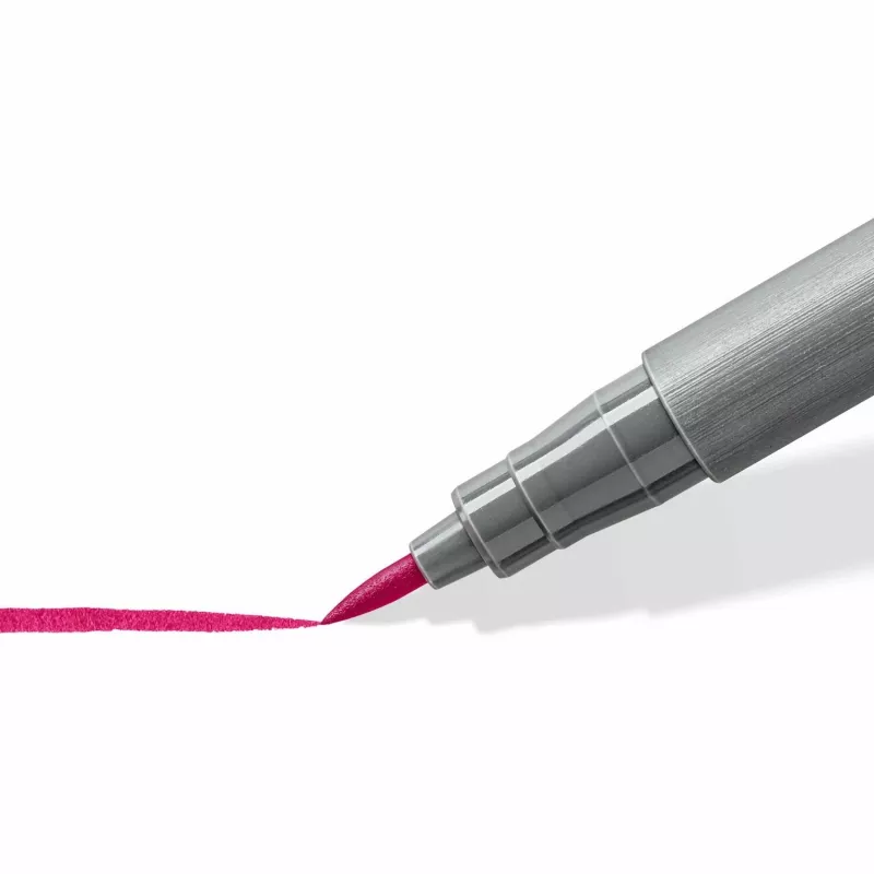 Staedtler pigment brush pen 371 teptukinis flomasteris auksinis 1 vnt.