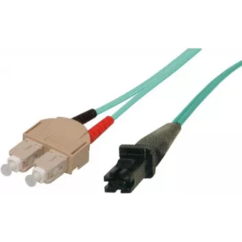Tecline exertis Connect šviesolaidinis jungiamasis laidas SC daugiamodis (M) į MT-RJ daugiamodis (M) - 7 m - 50/125 µm - OM3 - turkio spalvos (39975007)
