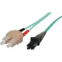 Tecline exertis Connect šviesolaidinis jungiamasis laidas SC daugiamodis (M) į MT-RJ daugiamodis (M) - 7 m - 50/125 µm - OM3 - turkio spalvos (39975007)