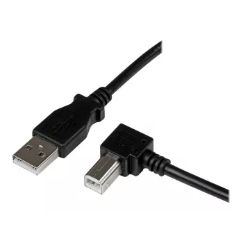 StarTech.com 3 m USB 2.0 A į stačiu kampu B laidas - vyras/vyras