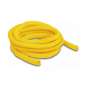 DeLOCK apsauginė pintinė mova, savaime užsidaranti, karščiui atspari, 5 m x 10 mm, geltona