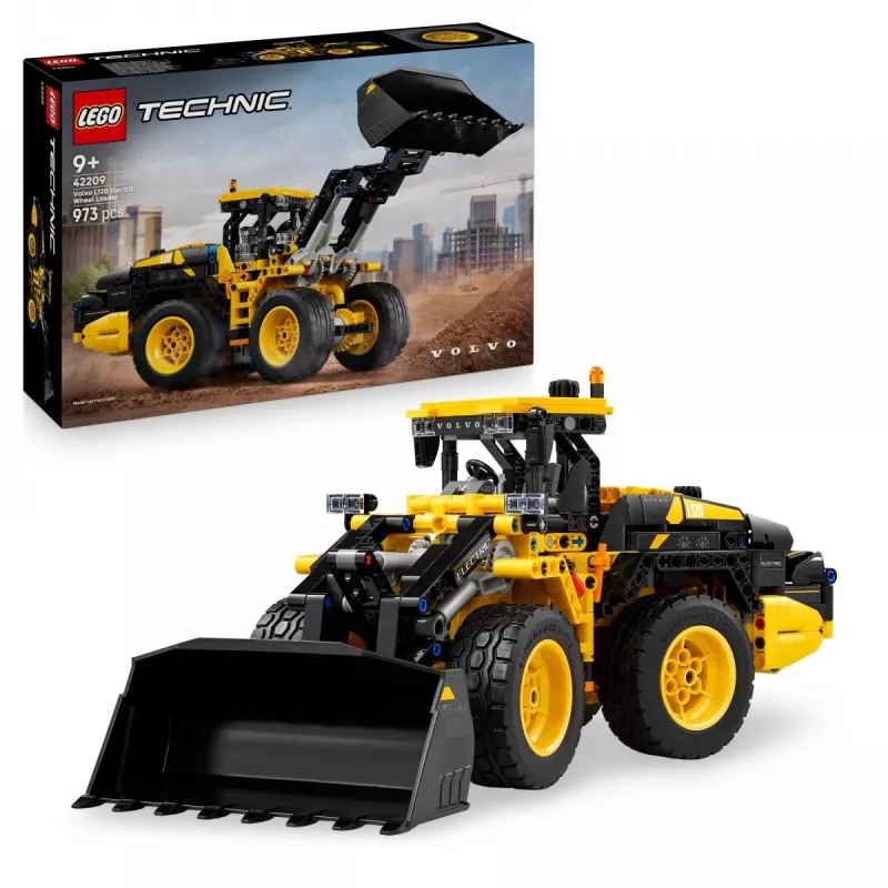Konstrukcinis rinkinys LEGO Technic Volvo L120 Electric Wheel Loader modelis 42209, 973 dalių, nuo 9 metų, 140×110×350 mm