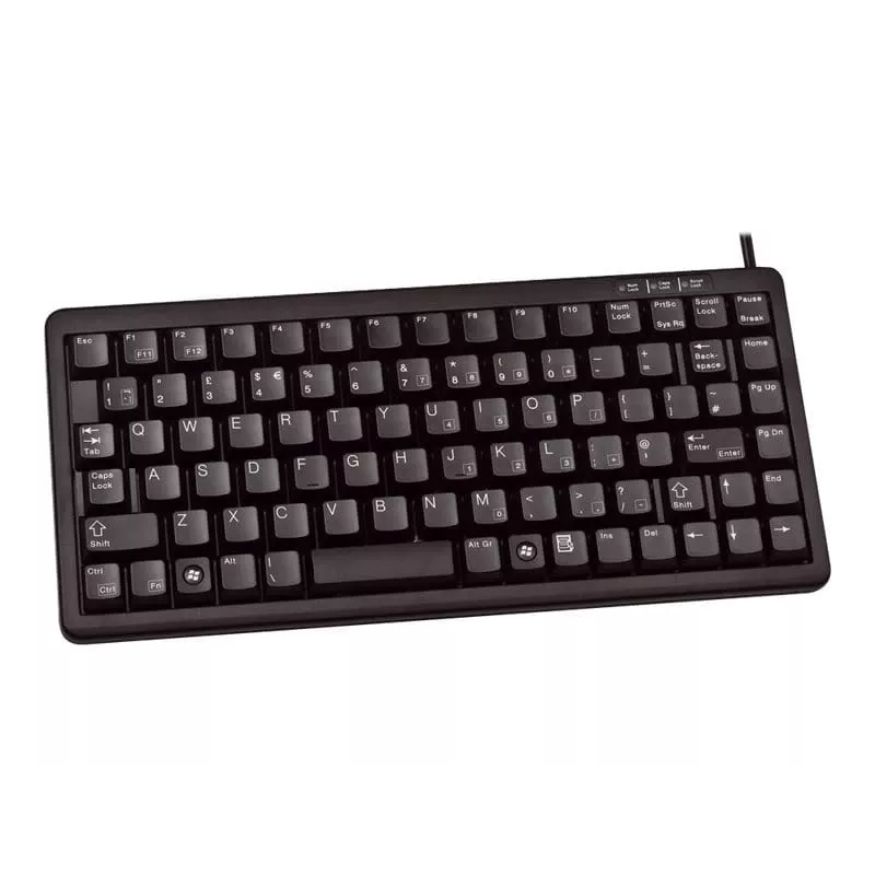 Klaviatūra CHERRY G84-4100 universali USB QWERTY JAV anglų juoda