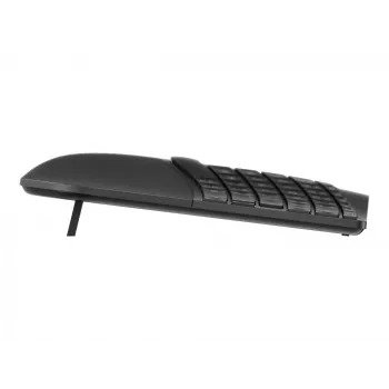 HP 960 ergonominė belaidė klaviatūra, pilno dydžio (100%), belaidė, RF Wireless + Bluetooth, membraninė, juoda