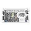 Gamemax GS 650G WH 650W maitinimo blokas, 80 PLUS Gold, pilnai modulinis, baltas