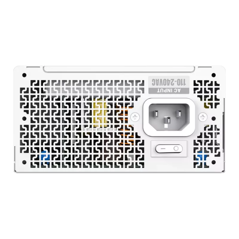 Gamemax GS 650G WH 650W maitinimo blokas, 80 PLUS Gold, pilnai modulinis, baltas