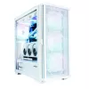 Korpusas Zalman Z10 DUO ATX baltas su ZM-IF120 x4 ARGB ventiliatoriais