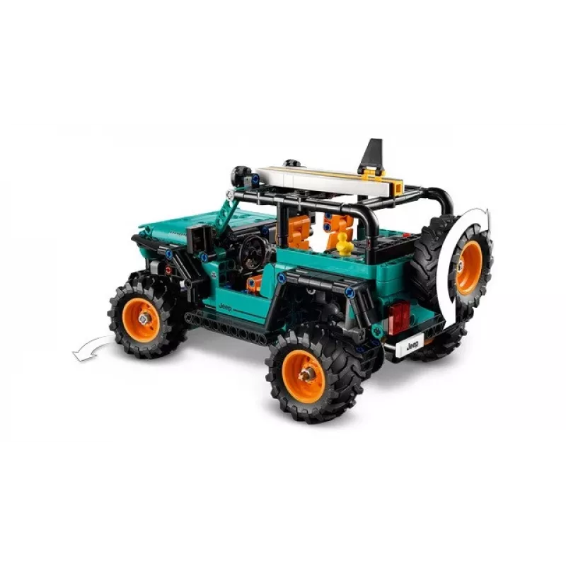 LEGO TECHNIC 42227 Jeep Wrangler Rubicon SUV – Konstrukcinis modelis