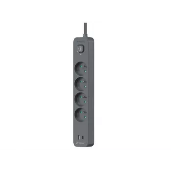 Prailgintuvas TRACER TRALIS47026 su 1,5 m laidu, 4 USB prievadais ir PD 18 W