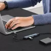 USB šakotuvas QOLTEC 53792, USB-C 3.1 į 4 prievadus (USB 3.0 x1, USB 2.0 x3)