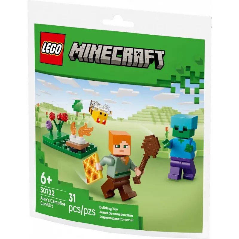LEGO Minecraft 30732 Alexo stovyklos konfliktas