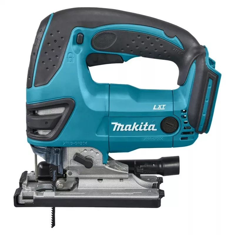 Pjūklas Makita DJV180ZX belaidis be akumuliatoriaus — 3 pakopų švytuoklinis, 0–2600 SPM, eiga 26 mm, pjovimo gylis medyje 135 mm