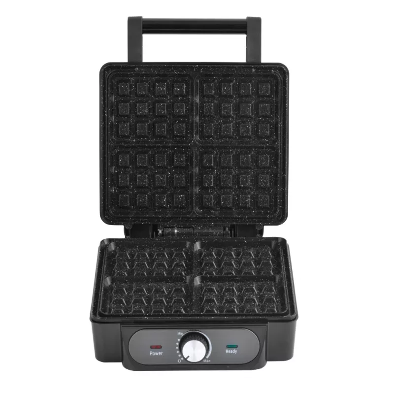 Vafelinė Lovio LVWF001BK – 1400 W, juoda, elektrinė stalinė vafelinė