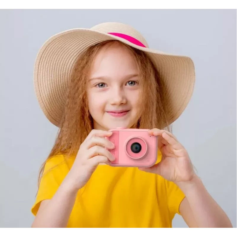 Vaikiška skaitmeninė kamera Xrec myFirst Camera 10 – rožinė, nuo 5 metų, 76 g