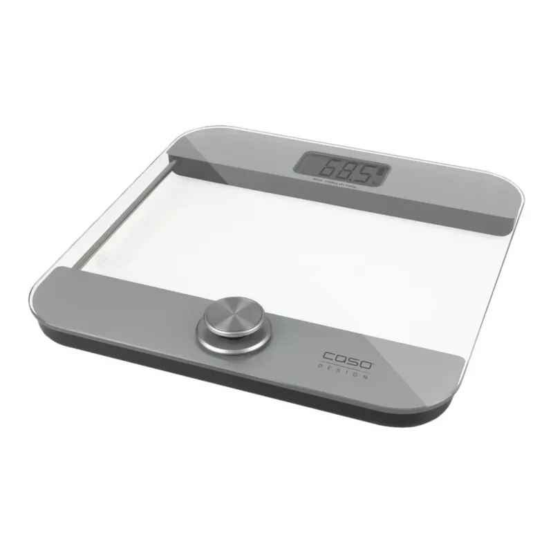 Svarstyklės elektroninės Caso Body Energy Ecostyle 03416 — max 180 kg, tikslumas 100 g, balta/pilka