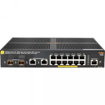 HPE Aruba 2930F 12G PoE+ 2G/2SFP+ jungiklis - L3 valdomas - 12x 10/100/1000 (PoE+) + 2x 1Gb/10Gb SFP+ (aukštupis) + 2x 10/100/1000 - montuojamas į stelažą
