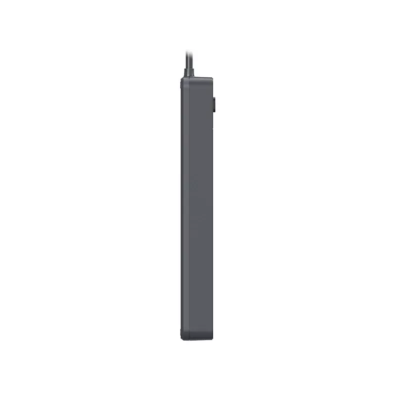 TRACER Power Line+ 5m Graphite apsauginis ilgintuvas su 5 kištukiniais lizdais