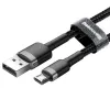 Baseus Cafule 2.4A 1m Micro USB laidas (pilkas/juodas)