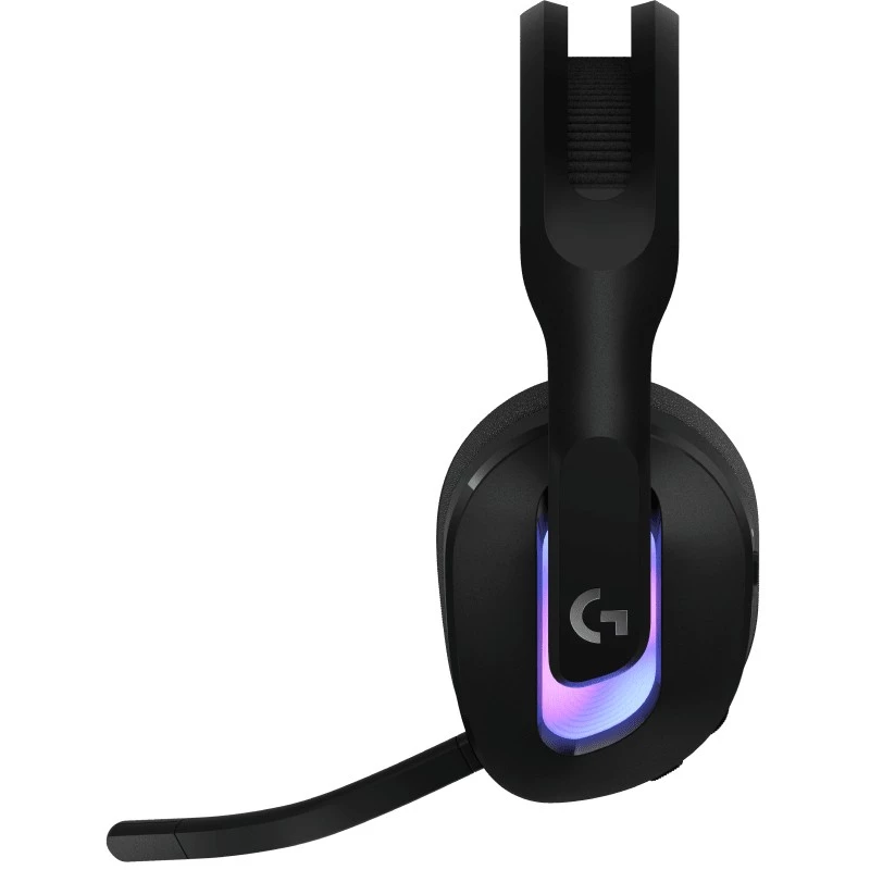 Logitech G G522 LIGHTSPEED belaidės ausinės žaidimams su LIGHTSYNC RGB apšvietimu, mikrofonu ir pažangia sinchronizuota audio technologija, triguba jungtis