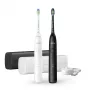 Įkraunamas soninis dantų šepetėlis Philips Series 5500 HX7119/02 — 2 rankenos, 2 šepetėlių galvutės, Li‑Ion baterija, Kasdienė priežiūra ir Balinimas