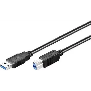 Wentronic 93655 USB kabelis juodas