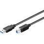 Wentronic 93655 USB kabelis juodas