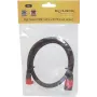 HDMI kabelis DeLOCK 1m HDMI A tipo standartinis juodas raudonas