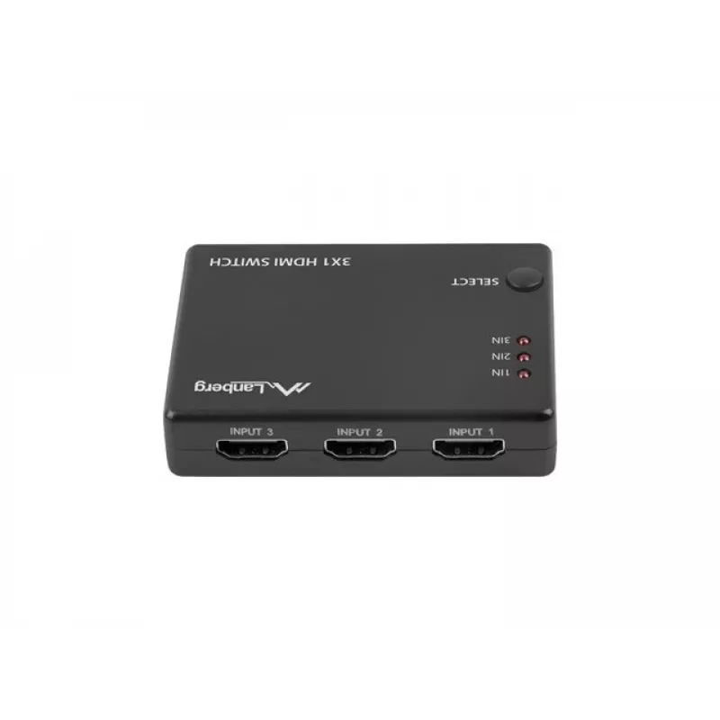 LANBERG VIDEO SWITCH 3x HDMI + MICRO USB PORT