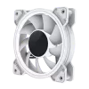Gamemax Dual Ring Infinity korpuso ventiliatorius baltas