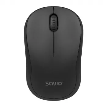 Belaidė pelė SAVIO MB-03, Bluetooth sąsaja, 1000 DPI, baterija AA, 99×60×39 mm, 51 g, imtuvas komplekte