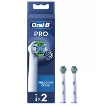 Purkštukai dantų šepetėliui Oral-B Precision Clean EB20RX-2 — 2 vnt., balti