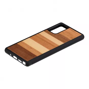 Apsauginis dėklas Samsung Galaxy Note 20 „man and wood“ – juodas
