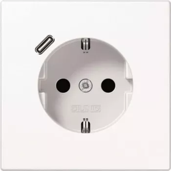 Schuko kištukinis lizdas su USB LS1520-18CWW Typ C (LS1520-18CWW)
