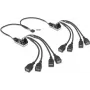 USB šakotuvas DELOCK 61072 – 8 prievadų USB 2.0, maitinamas iš magistralės
