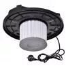 Scheppach DC100 dulkių siurblys 65 l 1200 W 230 V, mėlynas